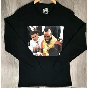 Mr T & Muhammad Ali Long Sleeve Shirt Size Large #10
